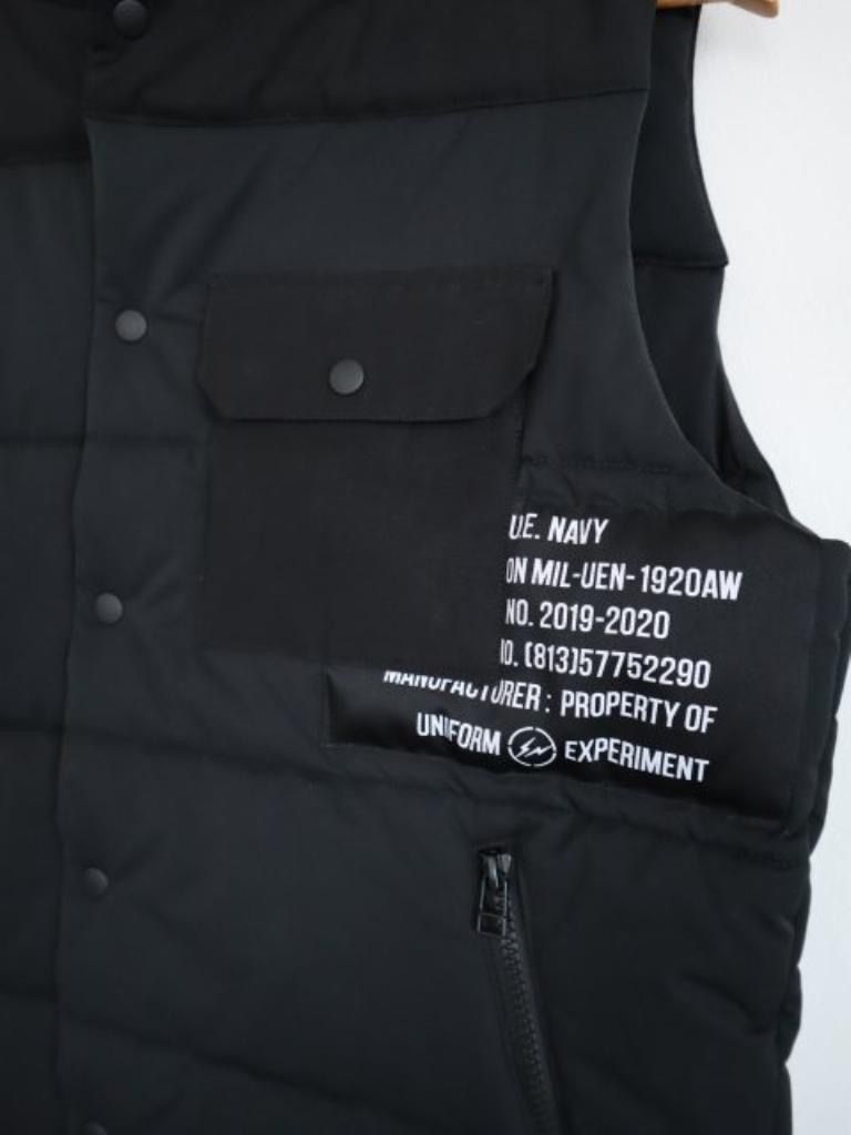 uniform experiment ユニフォームエクスペリメント ベストジャケット メンズ Lサイズ ジャケット み 大人 おしゃれ 防寒 6458637