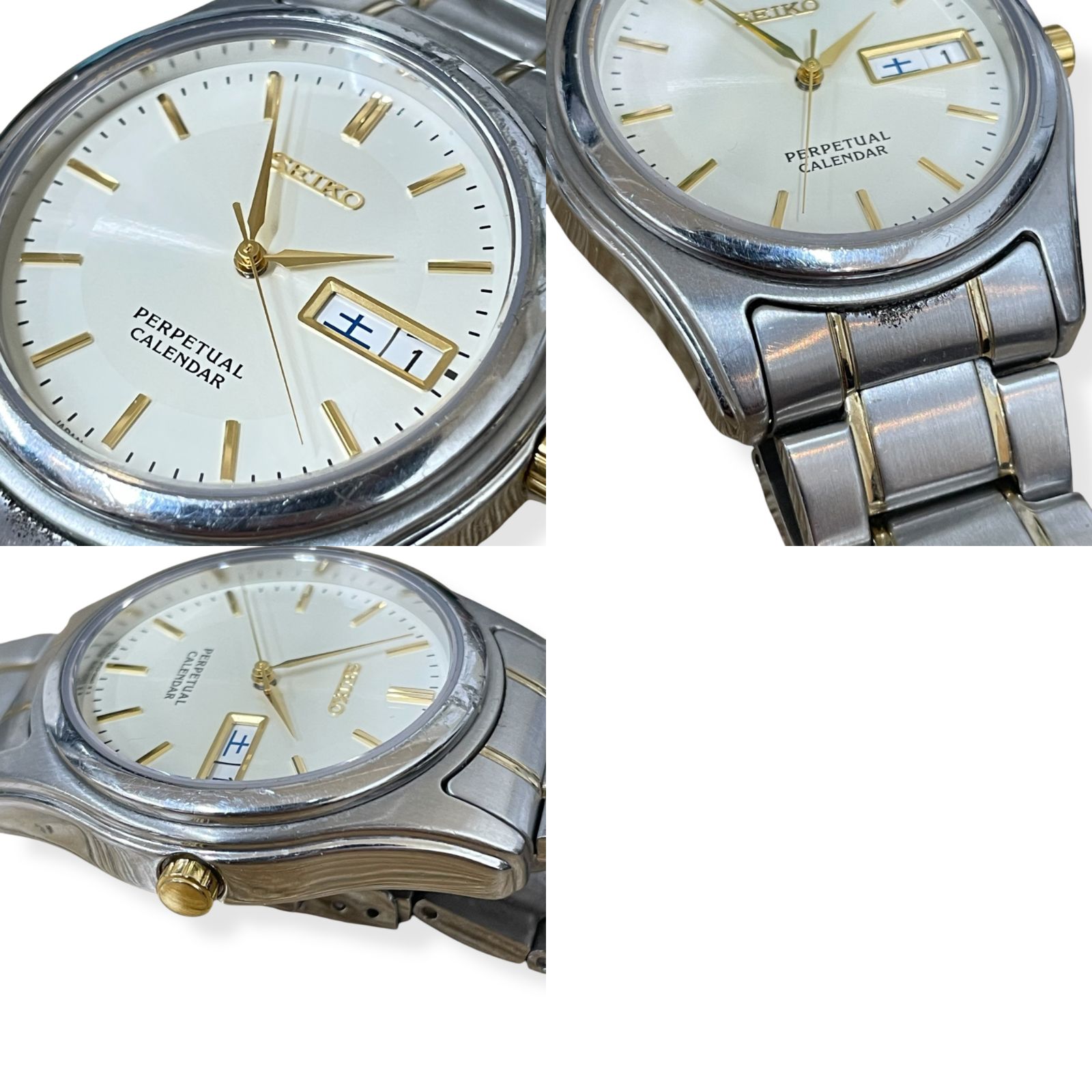 SEIKO パーペチュアルカレンダー クォーツ腕時計 8F33-00A0 - メルカリ