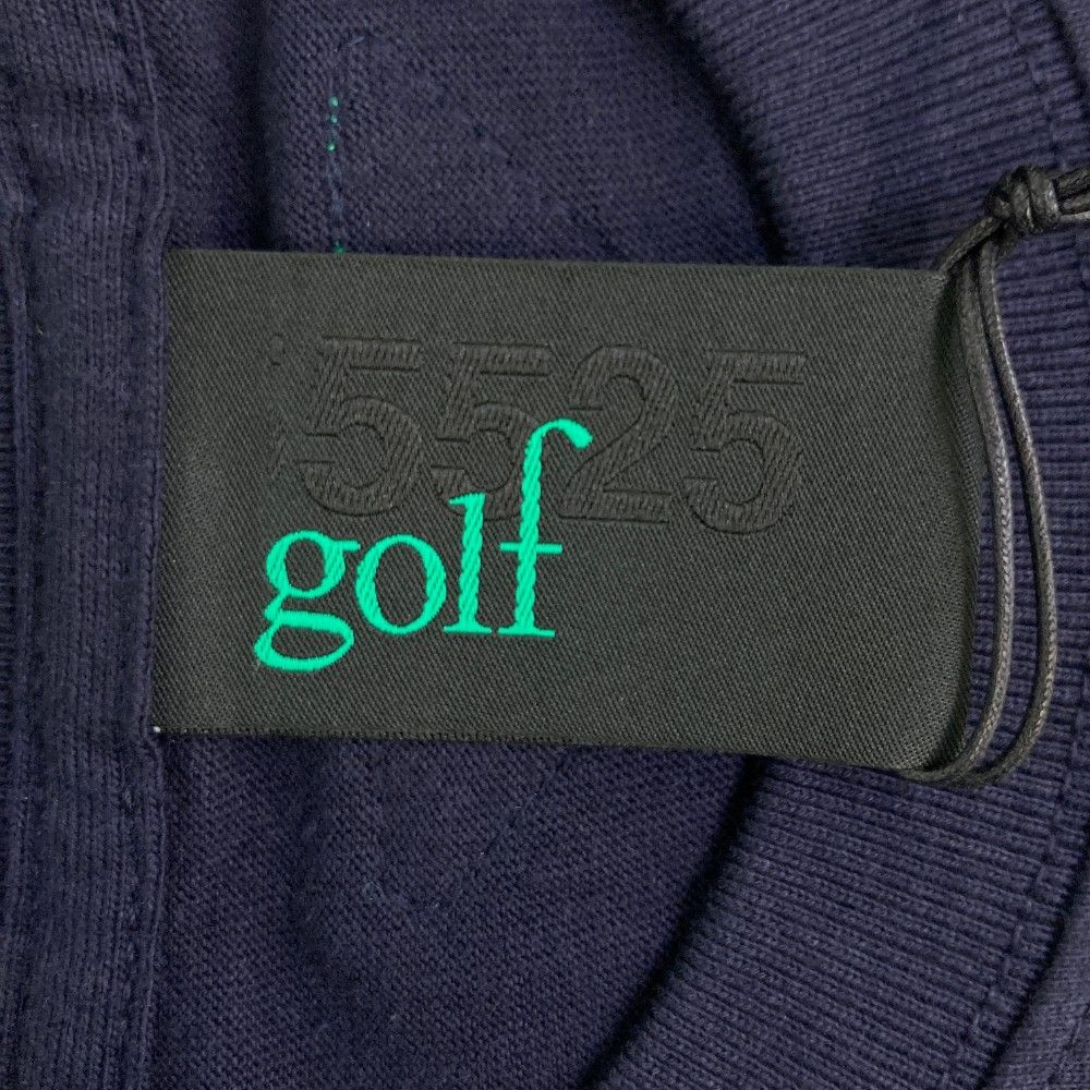 サイズ M the 5525 ゴーゴーニーゴー ×nano universe 半袖Tシャツ ロゴプリント ネイビー系 240101439911 ゴルフウェア メンズ ストスト LLC-HASEGAWATOSO_COM