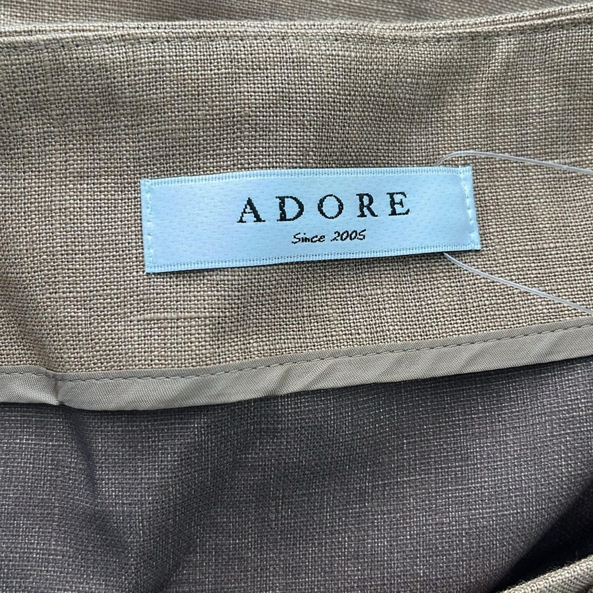 【お値下げ】ADORE ワンピース　ネイビー　サイズ38 アドーア☆ワンピース 38 タグ付き未使用品 ADORE - ADORE