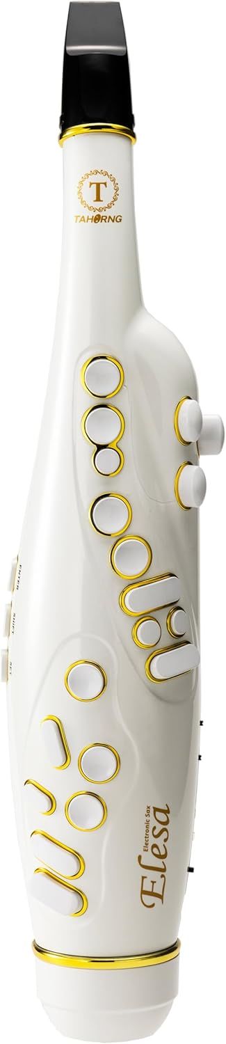 Amazonから発送 電子サックス Elesa10 エレサ TAHORNG タホーン ウインドシンセサイザー ELS10WH ホワイト