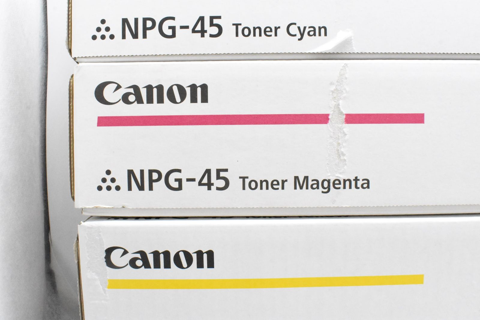 未使用 CANON 純正 トナー NPG-52 4色（シアン・マゼンタ・イエロー
