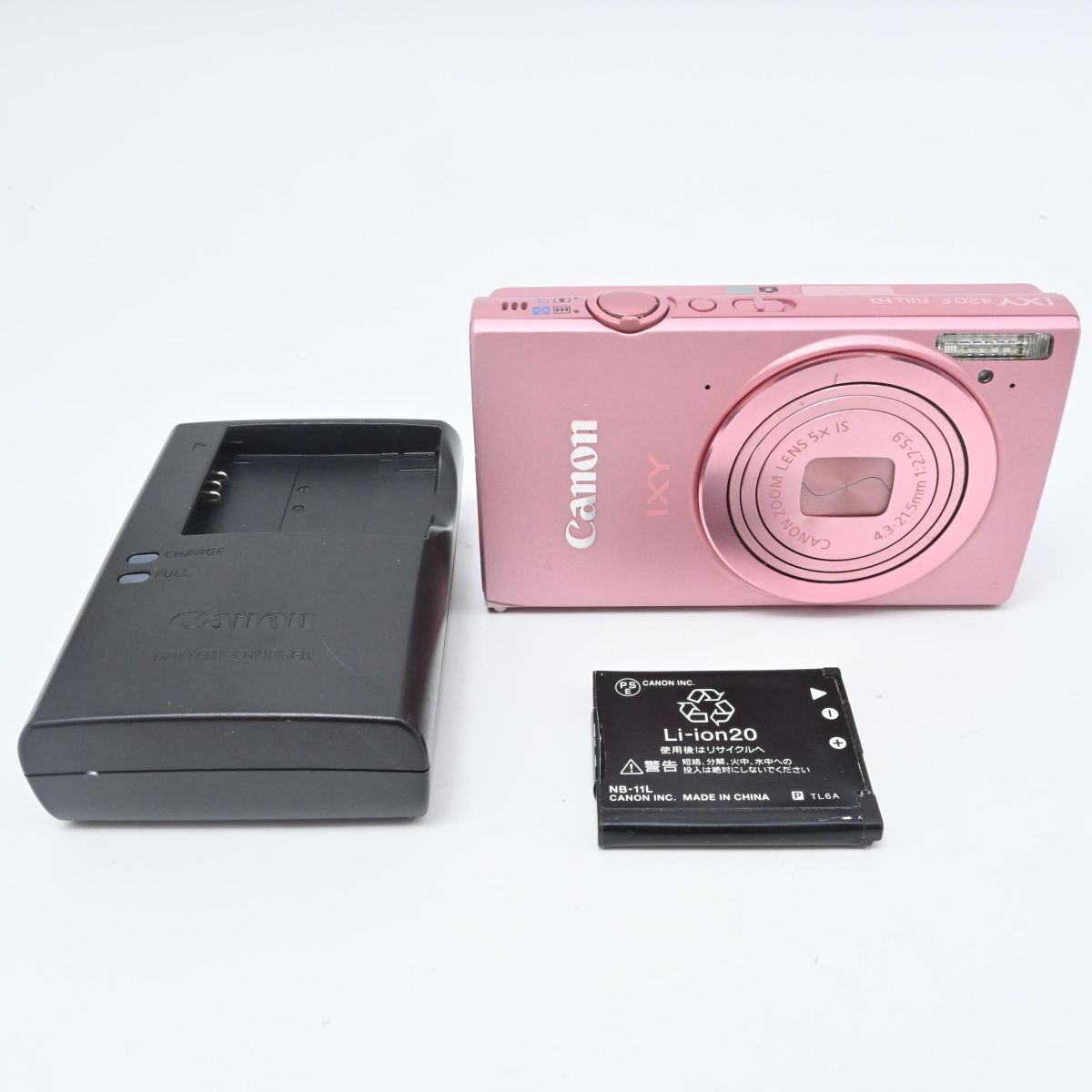 中古】Canon キヤノン IXY 420F ピンク コンパクトデジタル