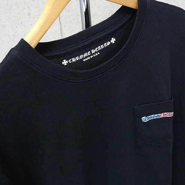 銀座店 クロムハーツ PPO アメリカンフラッグ プリント Ｔシャツ 92538