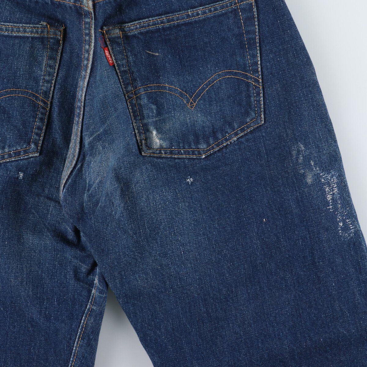 60年代 リーバイス Levi's リーバイス501 BIG E 濃紺 ジーンズ ストレートデニムパンツ USA製 レディースM(w26) /eva001283