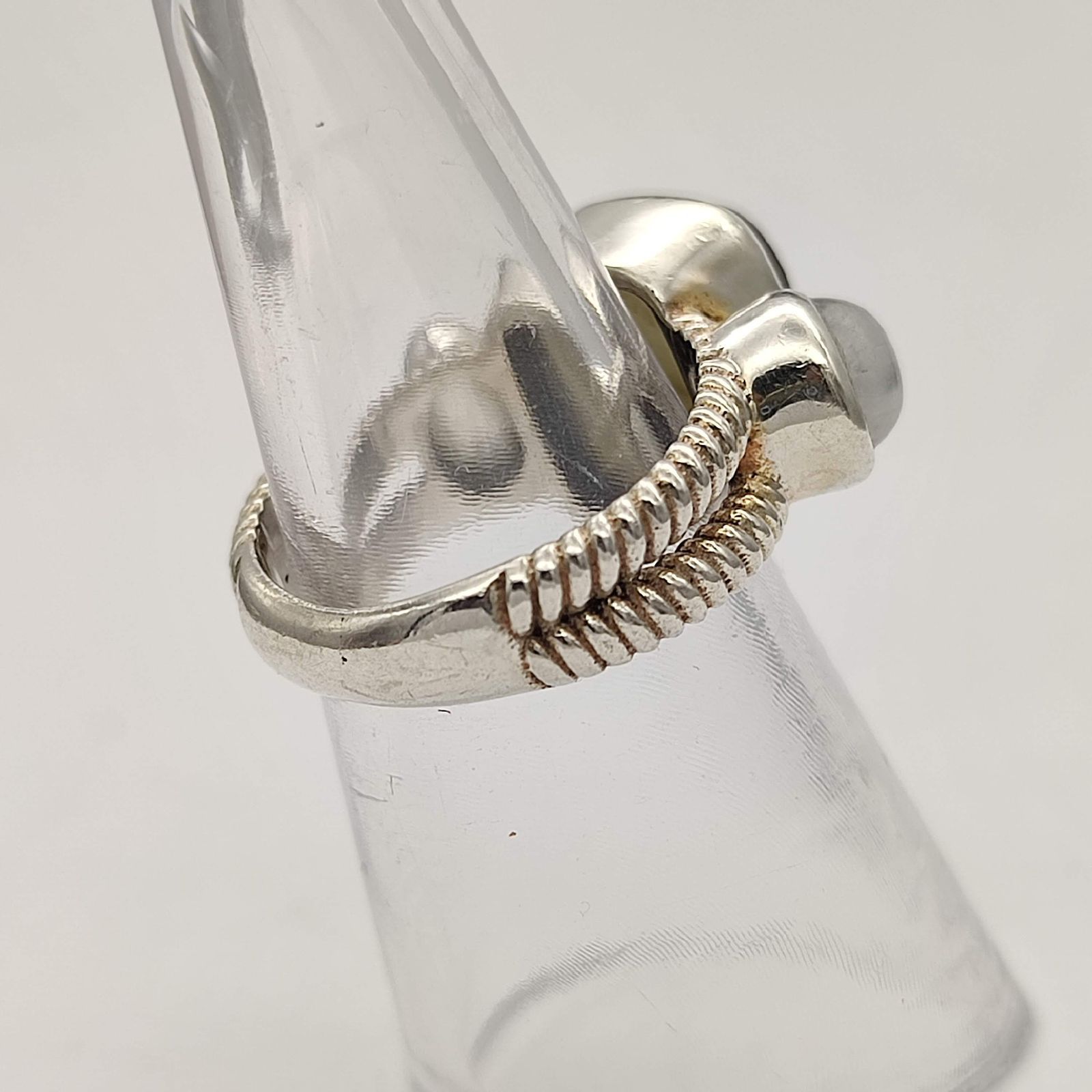 美品】Bijumam ビジュマム ムーンストーンデザインリング SILVER