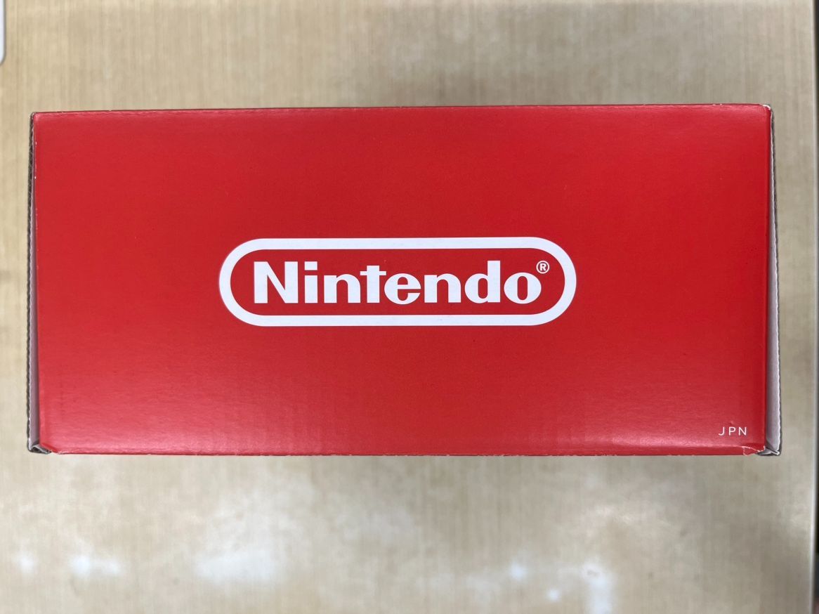 箱擦れ Nintendo Switch 有機ELモデル スカーレット バイオレットエディション 4902370550412