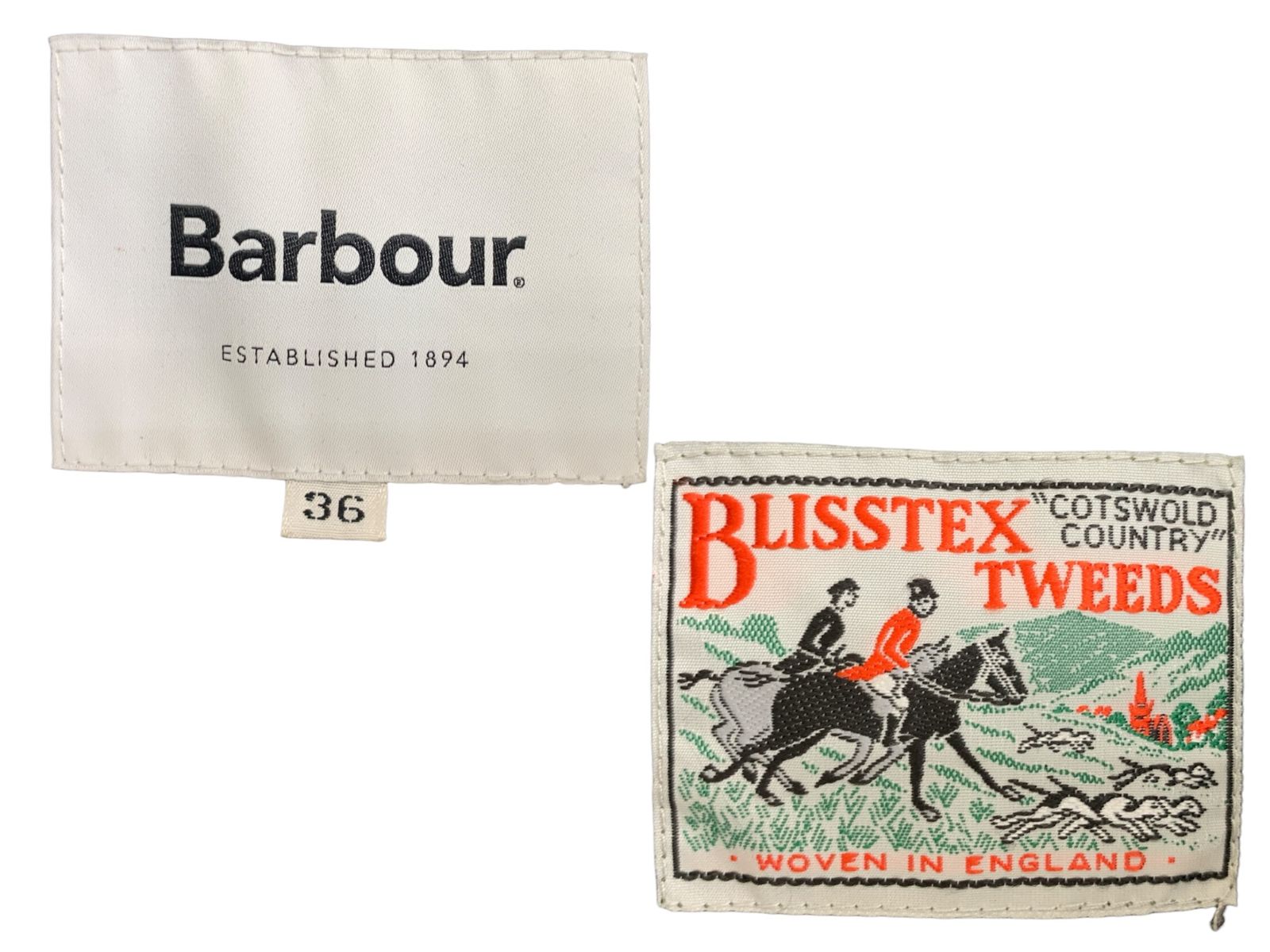 未使用✨　バブアー　BLISSTEX TWEEDS ビックシルエット　トレンチ Barbour (バブアー) グレンチェック トレンチコート ツイード BLISSTEX