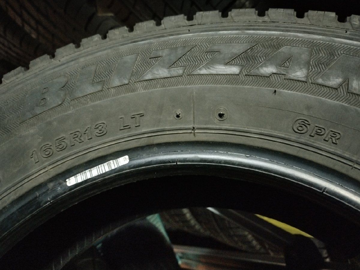 BS BRIDGESTONE BLIZZAK VL1 165R13LT 6PR 13インチ スタッドレス 4本 21～22年製 バリ溝 プロボックス  サクシード等 (VTL031) - メルカリ