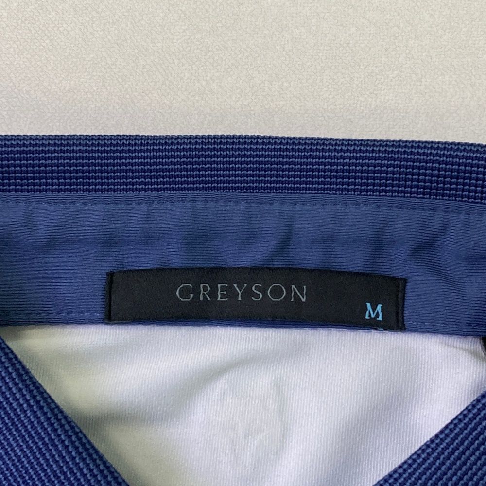 サイズ M GREYSON グレイソン MSP24K06 半袖ポロシャツ TO BE ブルー系 240101516884 ゴルフウェア メンズ ストスト LLC-HASEGAWATOSO_COM