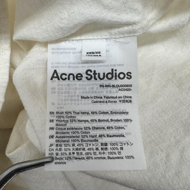 Acne Studios レース カットワーク オーバー シャツ