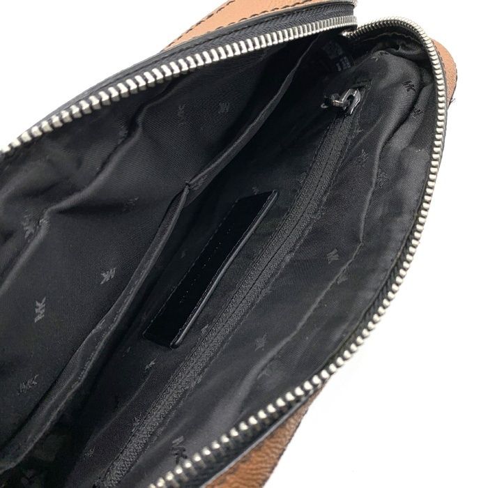MICHAEL KORS マイケルコース PVCレザーロゴプリント ショルダーバッグ