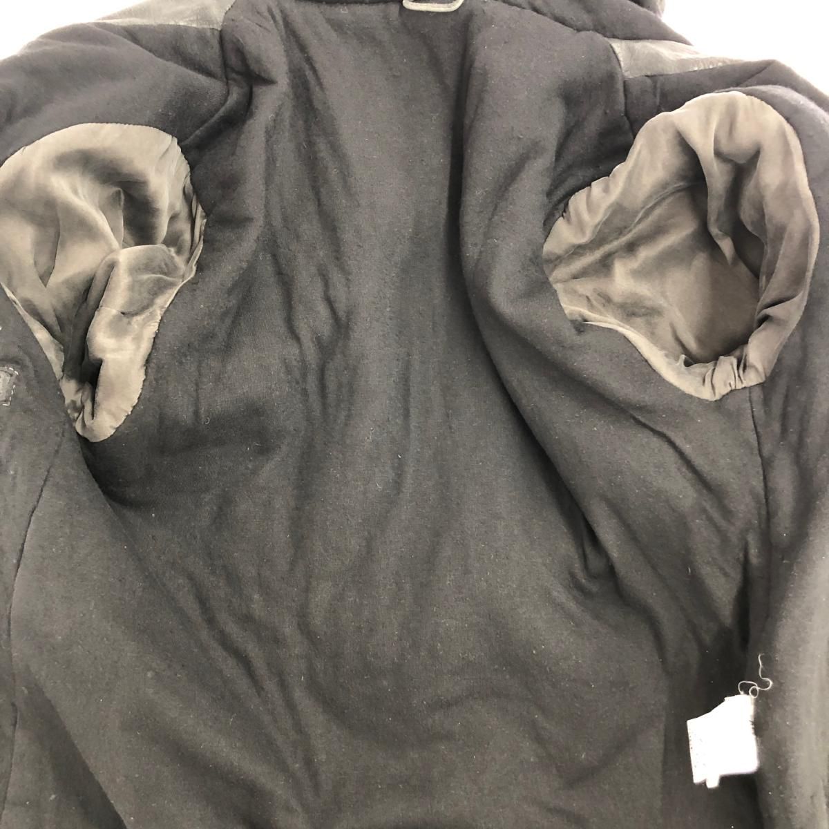 GIORGIO BRATO ジョルジオブラット レザー コート サイズ：48 ブラック