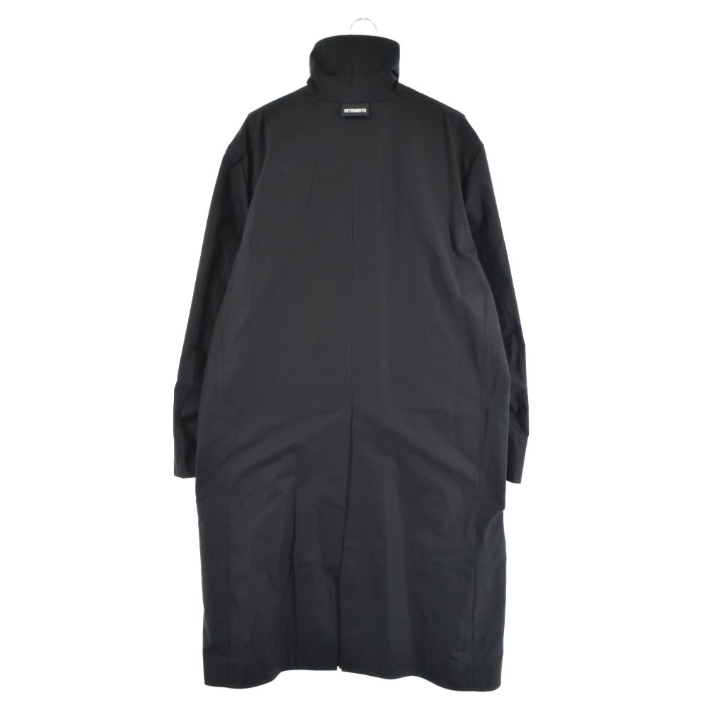 VETEMENTS (ヴェトモン) 22AW Label Car Coat トレンチコート ブラック 