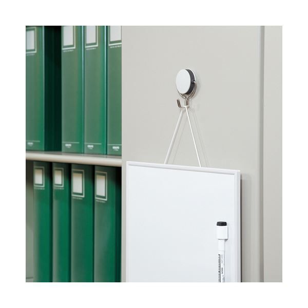  コクヨ 強力マグネットフック耐荷重約3 kg 白 フク-264 W その他 フック マグネット 画鋲