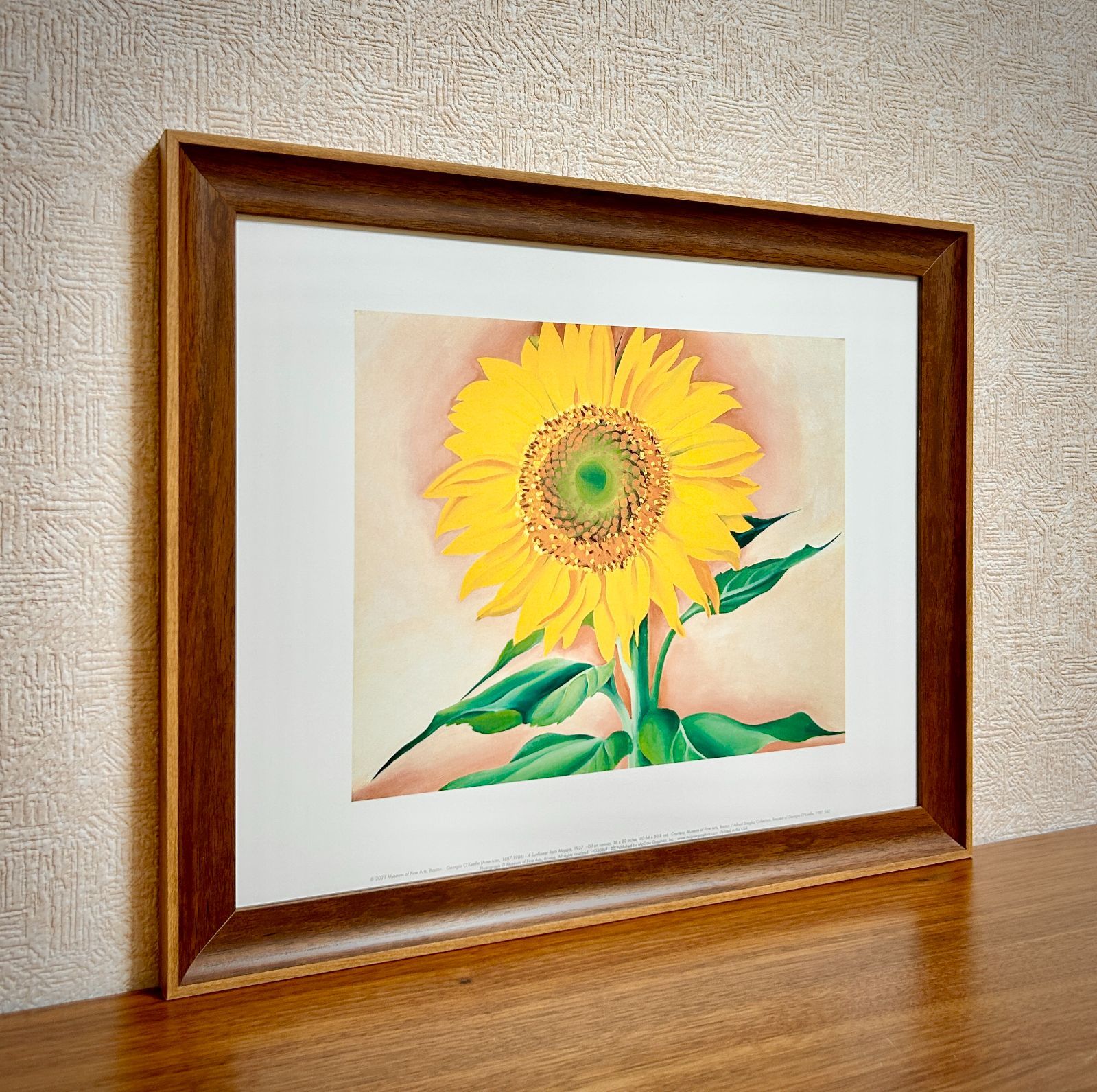 新品☆額縁付アートポスター☆ジョージア・オキーフ☆O'Keeffe