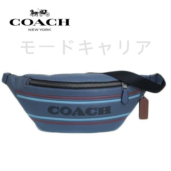 COACH（コーチ）新品未使用 ネイビー ボディーバッグ/ウエストバッグ/クロスボディ バッグ CH000 - メルカリ