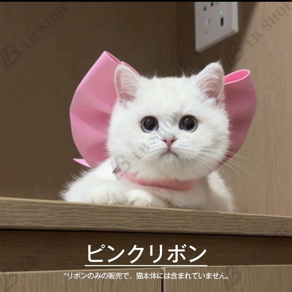 ペット用大きなリボン 犬 猫 リボン 猫用首輪 犬用首輪 トム猫 紫の 