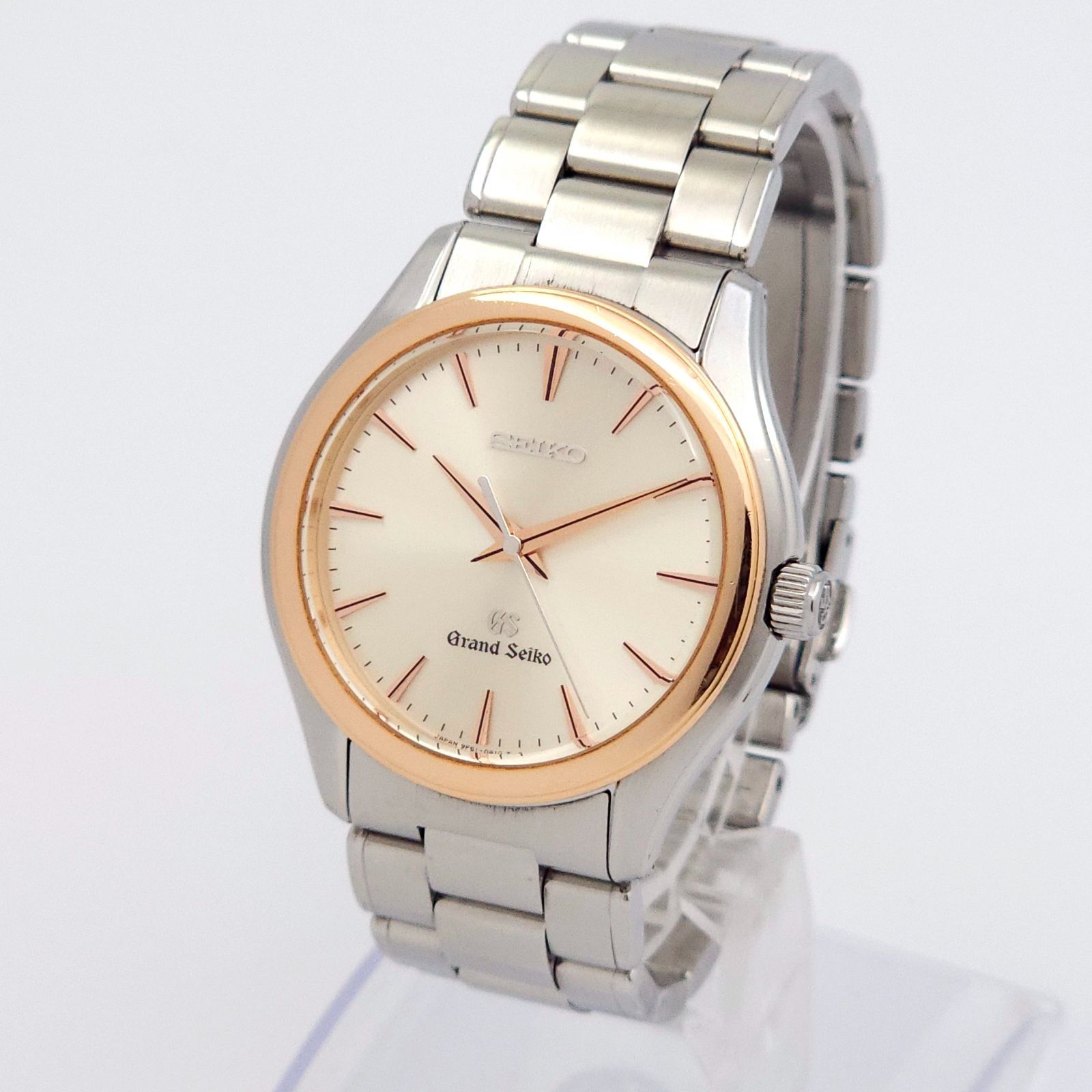 ☆良品 Grand Seiko グランドセイコー GS 9F61-0A20 QZ 動作品 18KT+SS 