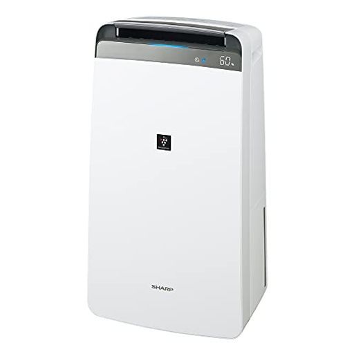 シャープ衣類乾燥除湿機CVS180Wハイパワー除湿18L|日プラズマクラスター7000消臭カビ抑制部屋干し上下左右自動スイングルーバー省エネコンプレッサー方式