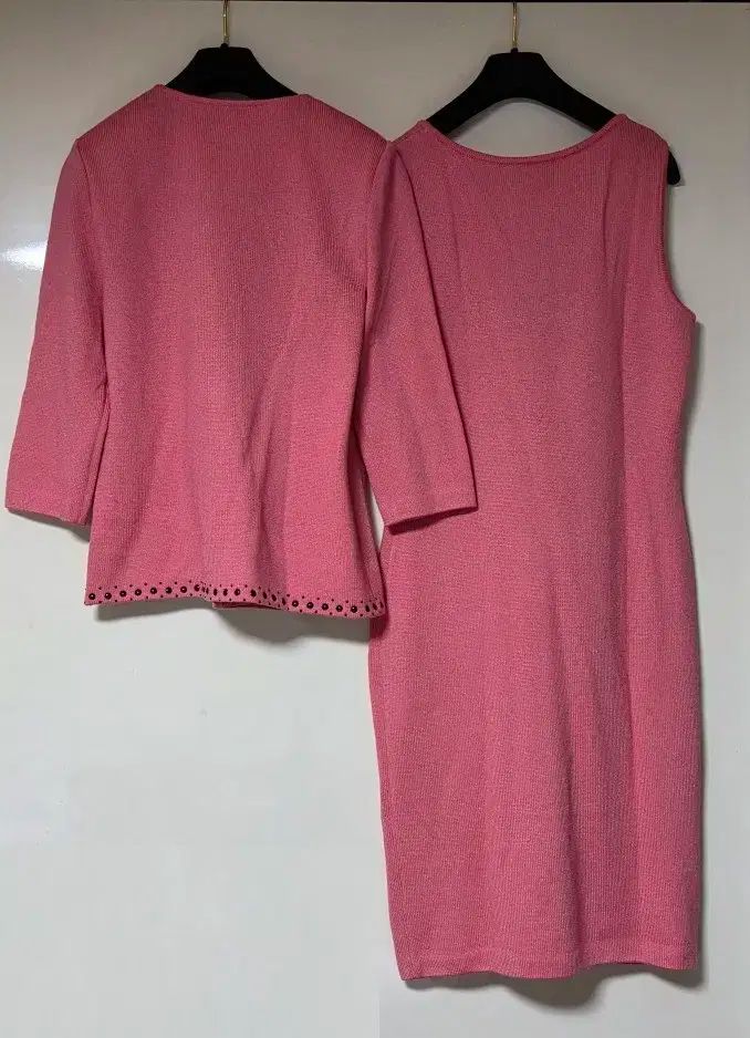 センソン ST JOHN ピンク ワンピース ジャケット セット