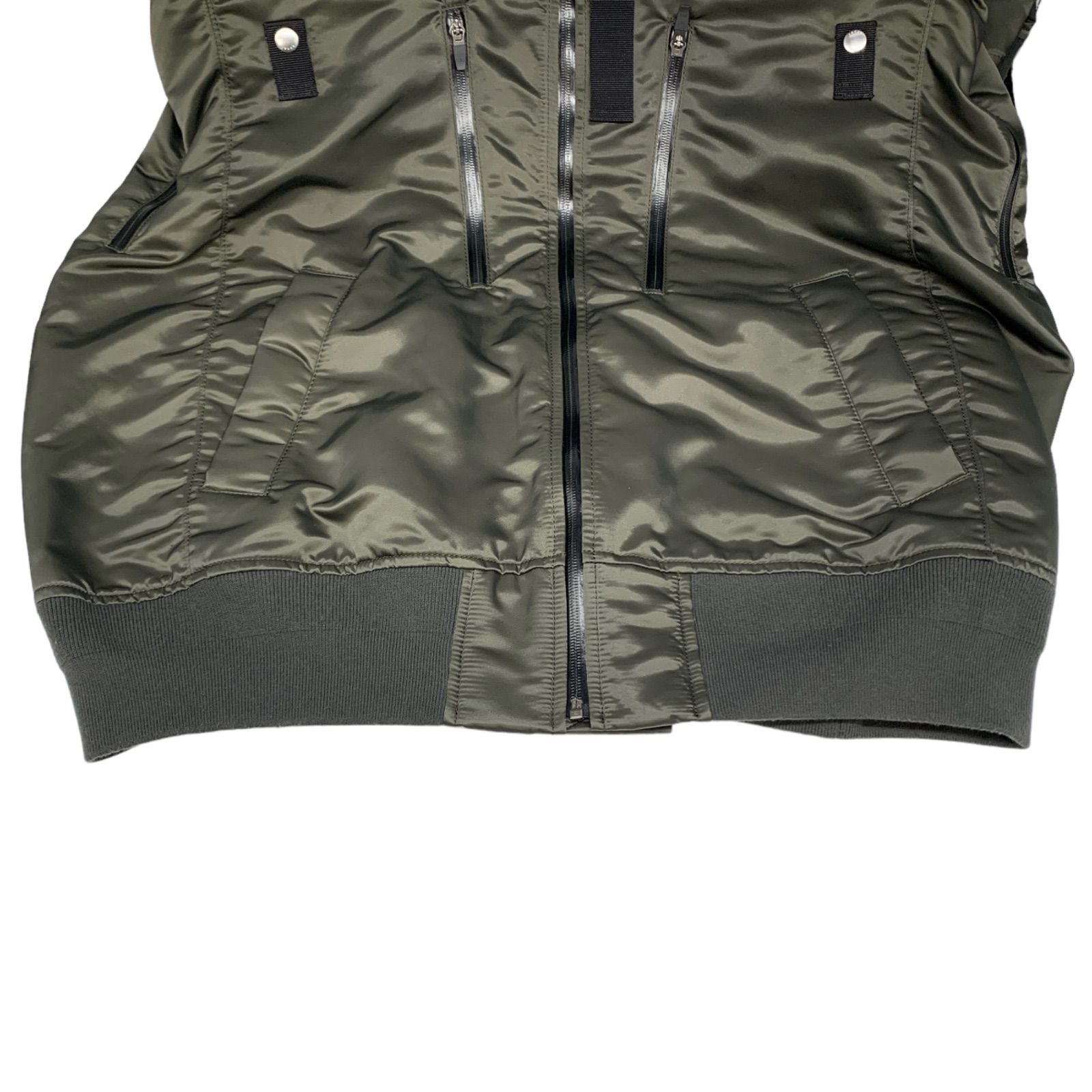 sacai MA1 カーキ sacai Khaki MA-1 Bomber Jacket Sacai