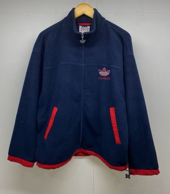 adidas（アディダス） 90's  万国旗タグ トレフォイル刺繍フリースジャケット【C1518-007】