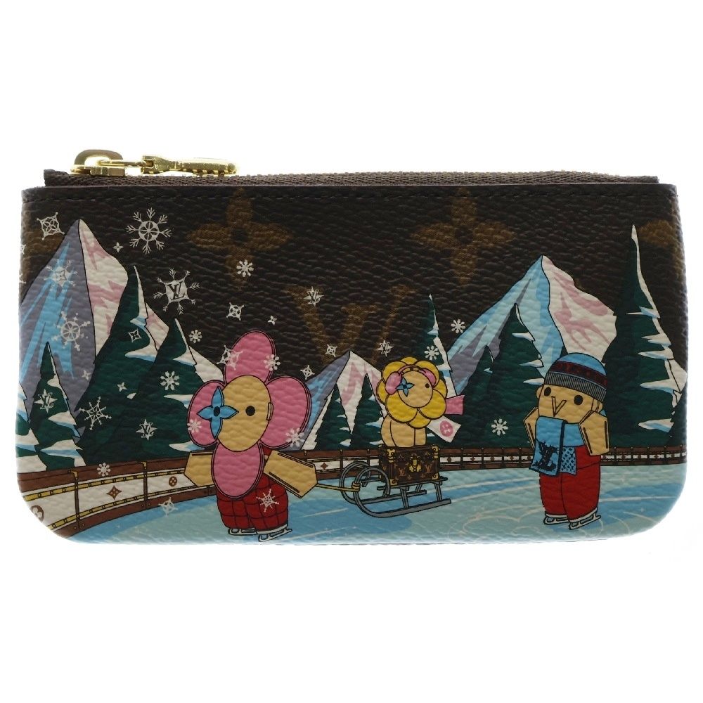 LOUIS VUITTON ルイヴィトン ポシェットクレ モノグラム ヴィヴィエンヌ レザーコインケース M82620 ブラウン