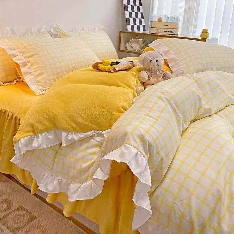 サテン ホーム＆キッチン 植物掛け布団カバー花布団カバーマイクロファイバー防ダニ速乾 植物掛け布団カバーヒョウ布団カバーマイクロファイバー防ダニ速乾掛被套静電気防止4点セット軽量洗える羽绒被套ファスナー開閉リバーシブル