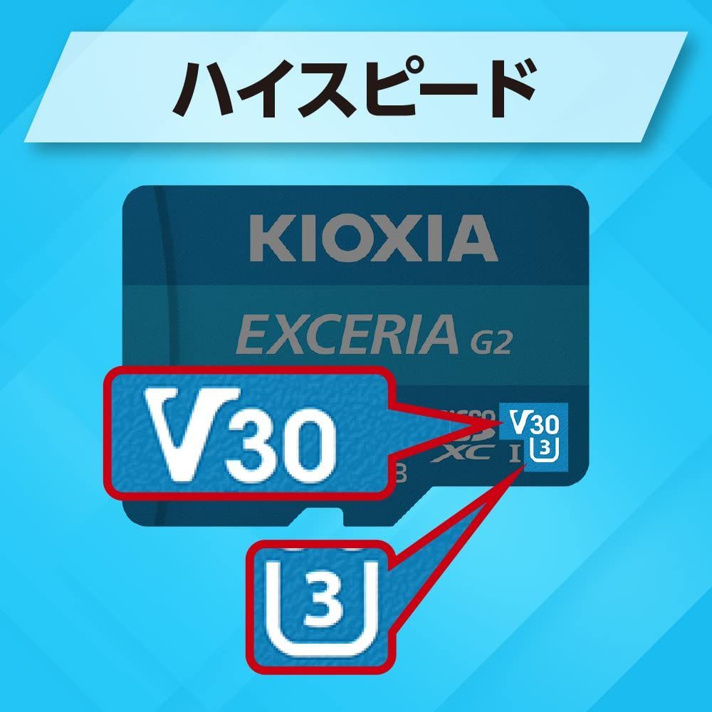 KIOXIAキオクシア 旧東芝メモリ SDHCカード 64GB UHS-I U3 メルカリShops