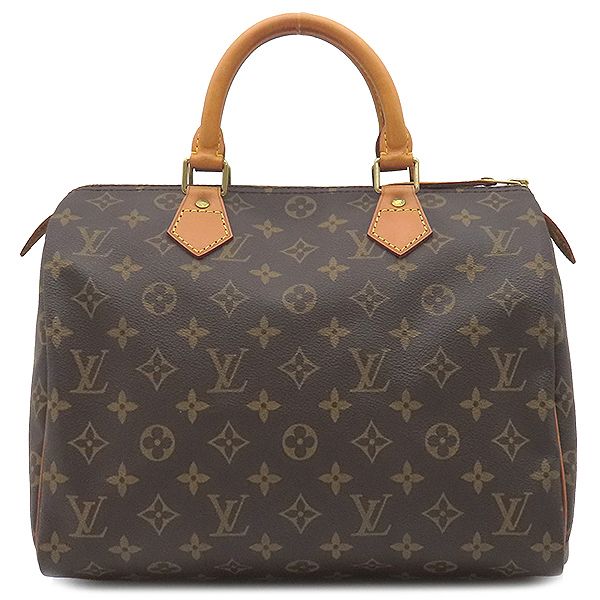 ルイヴィトン LOUIS VUITTON ハンドバッグ スピーディ 30 モノグラムキャンバス モノグラム ゴールド金具 茶 ミニボストン 鍵 パドロック M41108 SP0995