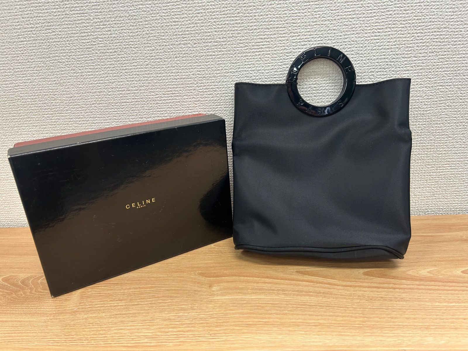 ☆【SALE】【新品】セリーヌ CELINE ロゴサークルハンドル ミニ