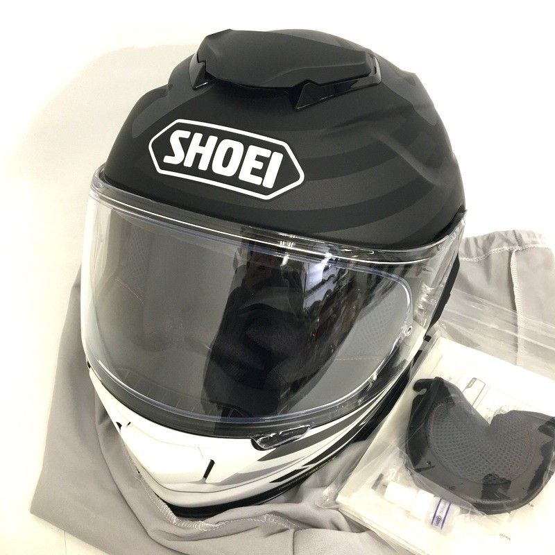 SHOEI ショウエイ GT-Air2 INSIGNIA フルフェイスヘルメット 除菌消臭済 Mサイズ ホワイト ブラック オートバイ ツーリング ライディング バイカー バイク用品 TA3520