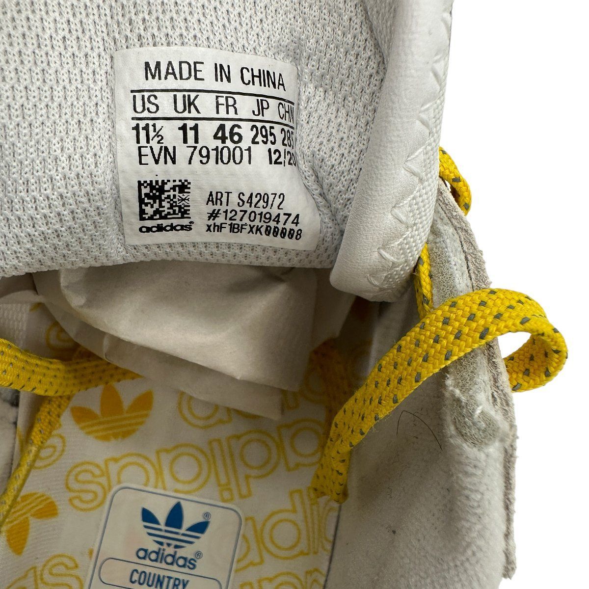 adidas アディダス】 HUMAN MADE ヒューマンメイド S42972 カントリー