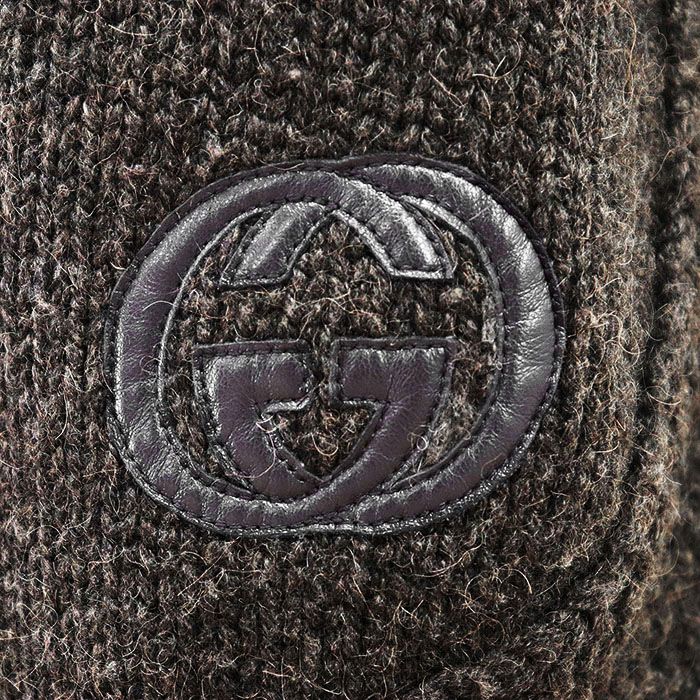 美品】GUCCI グッチ ケープ ニット 2007年製 GG ロゴ インター