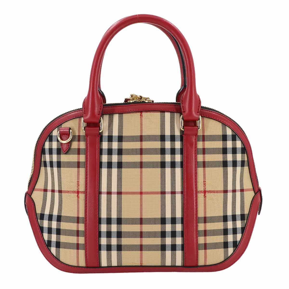新品同様 バーバリー BURBERRY ノバチェック 2way ハンド