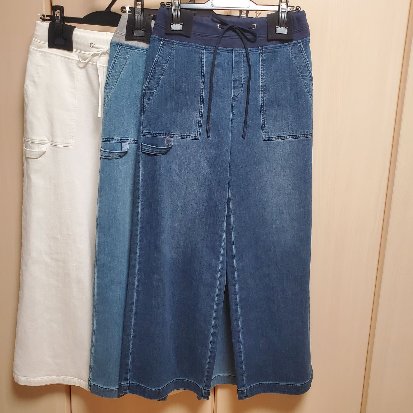 Blue Fronce denim 2025 新品 ISKO デニムパンツ ストレッチ
