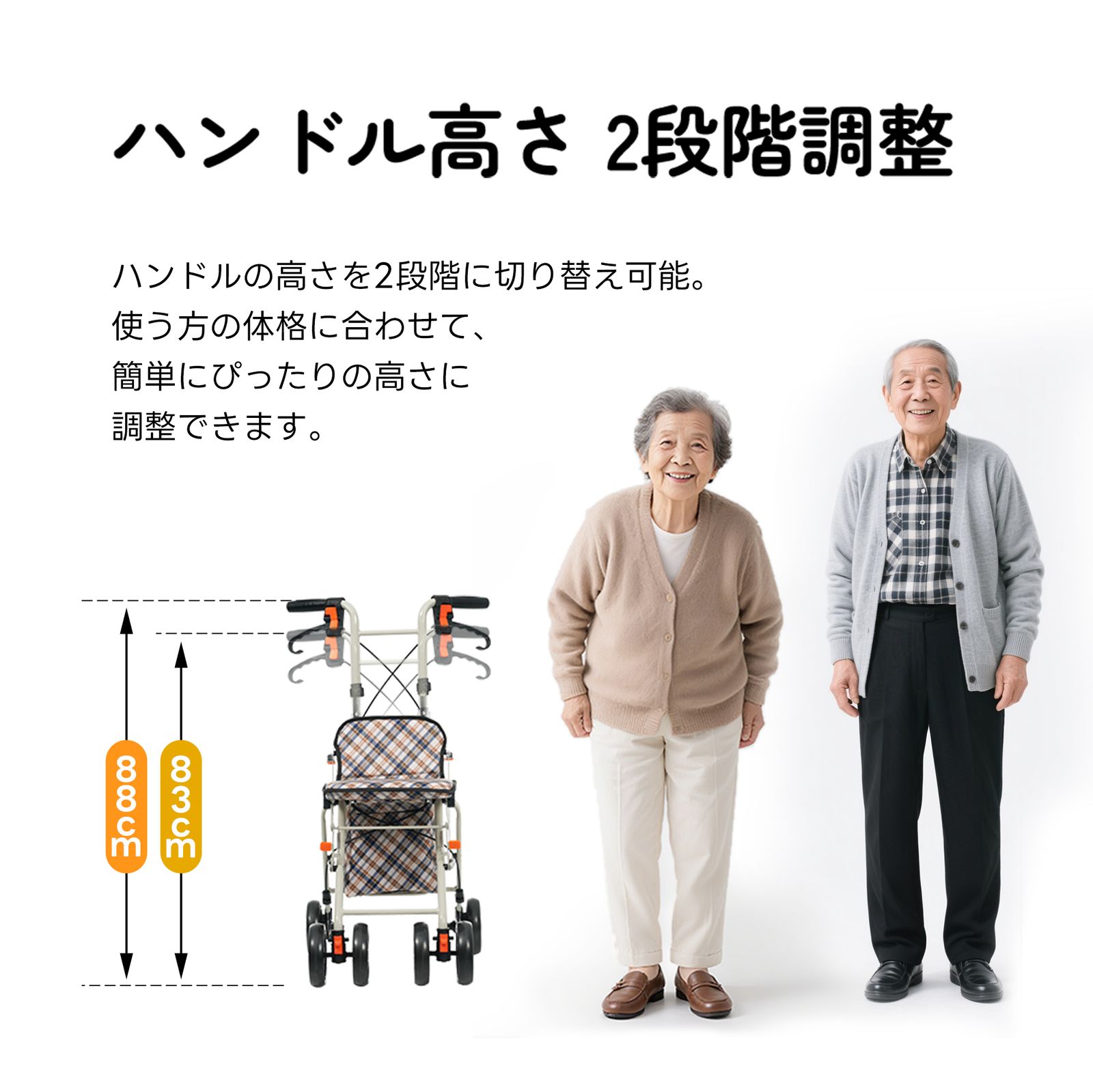 24 割 歩行器 歩行車 シルバーカー キャスター 室外用 高さ調整 折りたたみ 座面付き 四輪 キャスター付き おしゃれ 座れる 散歩 シニア 歩行補助 買い物 ショッピングカー 大容量 老人車 手押し車 介護 高齢者 ネイビー花柄 WWW_OLIVIERBERNSTEIN_COM