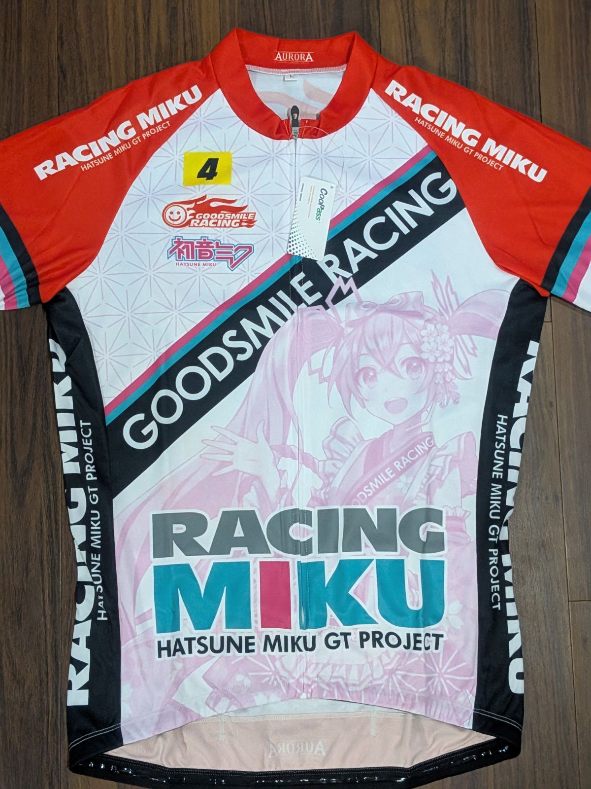 AURORA レーシングミク 2021 サイクルジャージ L 晴れ着Ver. 初音ミク 自転車