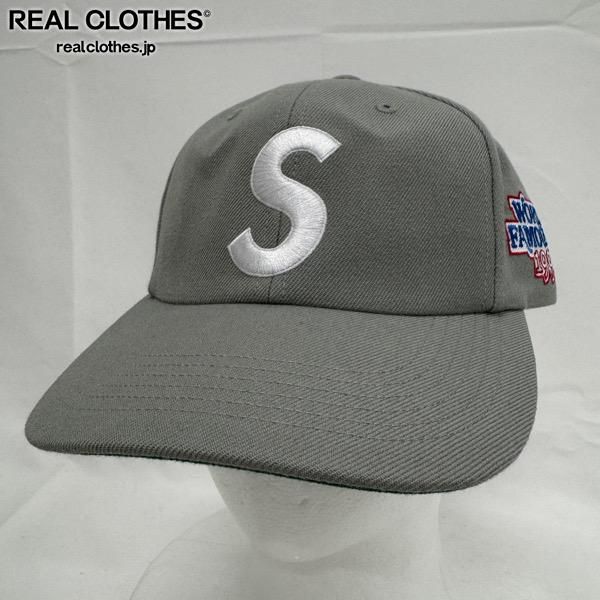 Supreme|シュプリーム 25SS World Famous S Logo 6-Panel|ワールド フェイマス Sロゴ キャップ|帽子|グレー