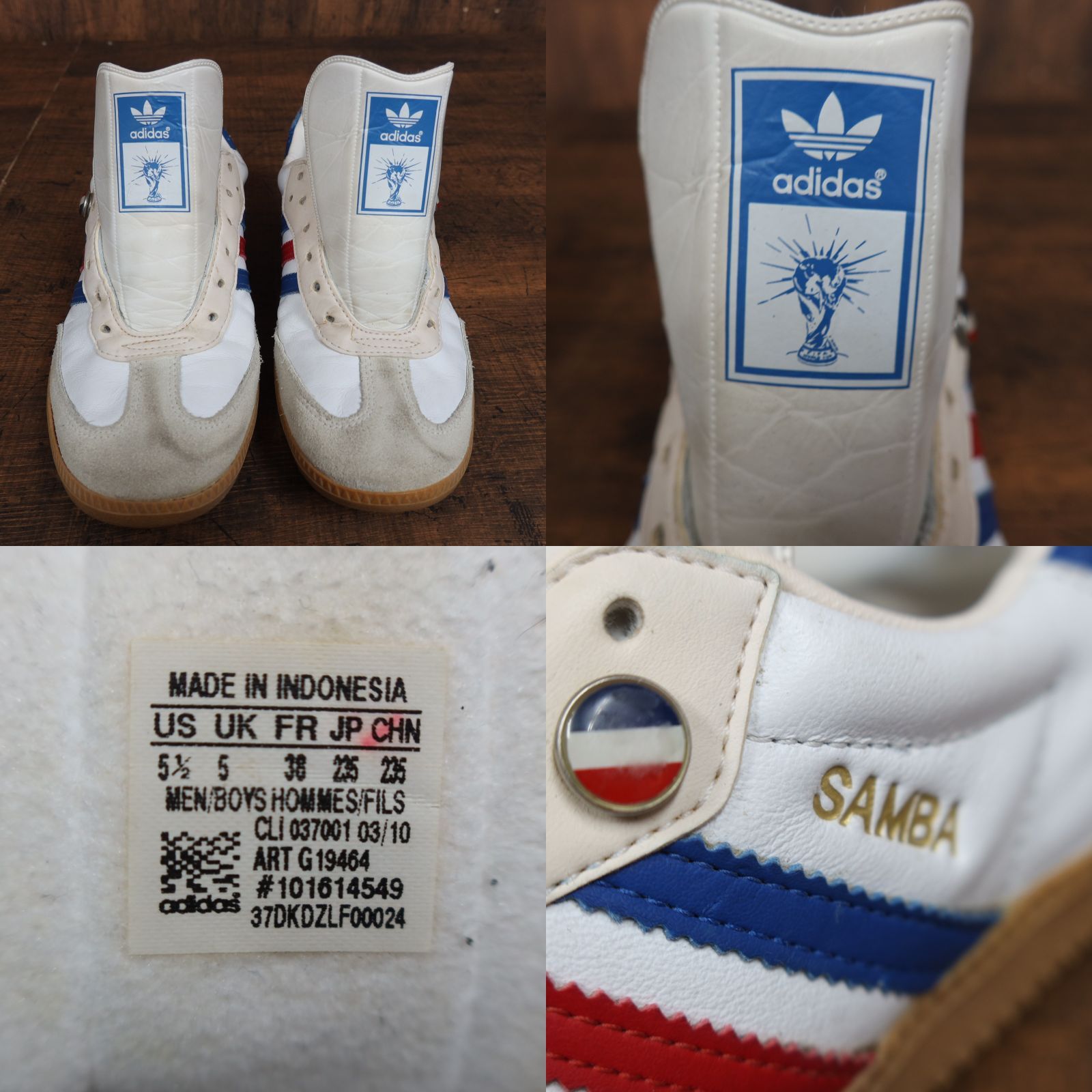 00s～ Vintage USアイテム☆adidas アディダス SAMBA サンバ ワールド 