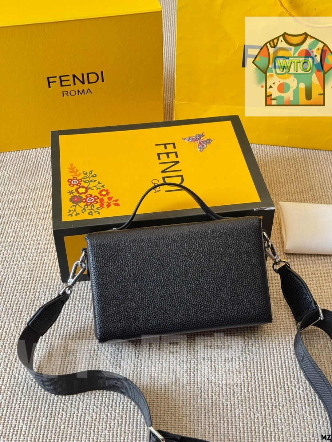 今日WTO】Fendi Fendi Eyes Monster Square Bag - フェンディ