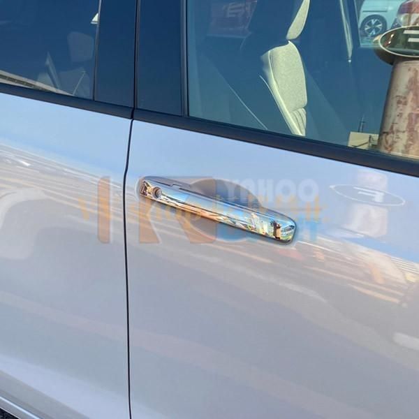 ホンダ フィット FIT GR1-8 2020年2月 ドアハンドルカバー ガーニッシュ 傷予防 ドアパネル ABS樹脂製 メッキ 鏡面 カスタム パーツ 4P 49 BRIGHTFACE_UK