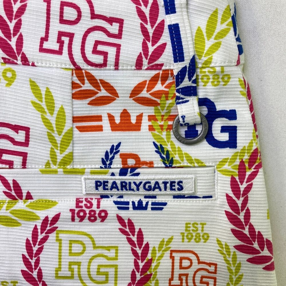 ストレッチスカート 総柄