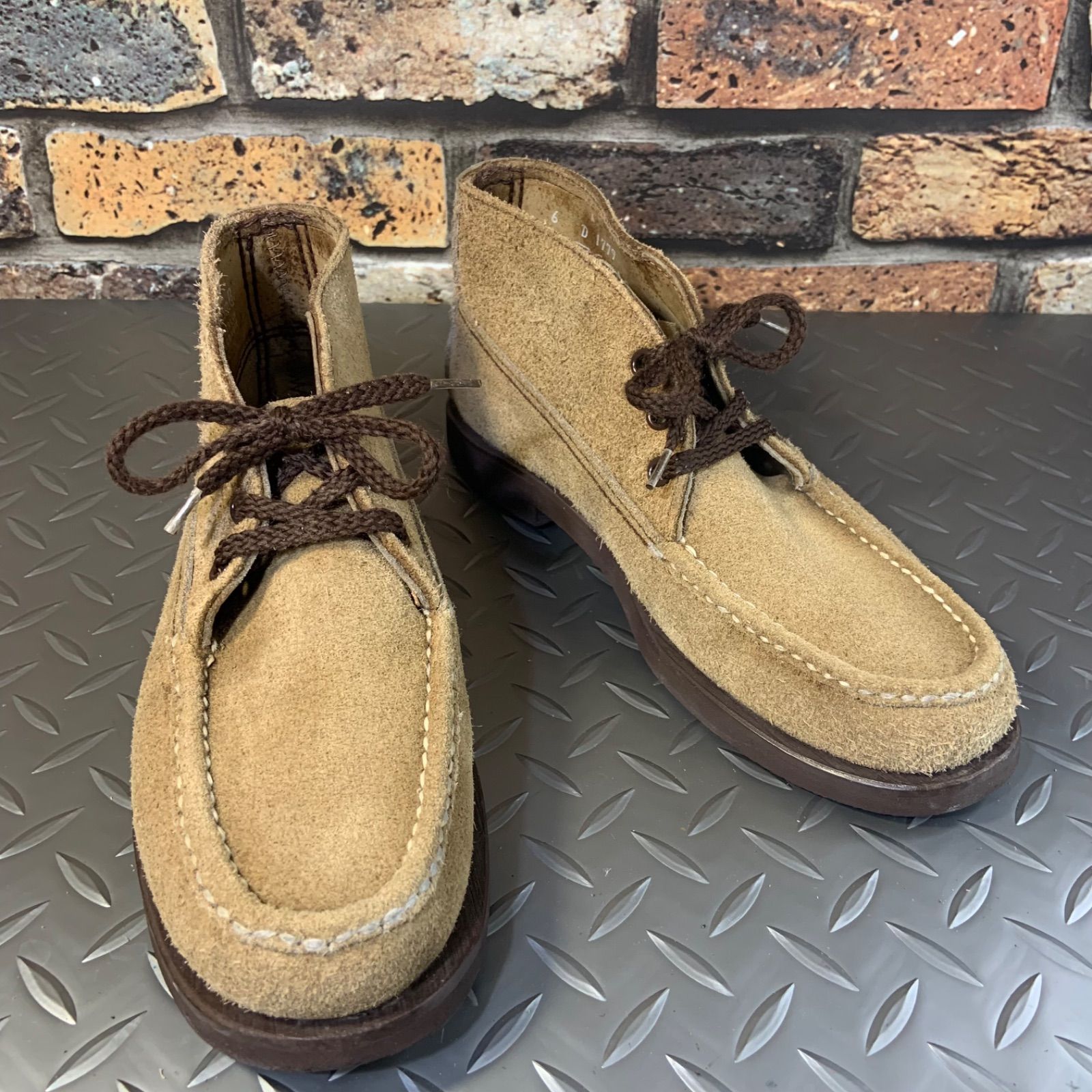 ラッセルモカシン Chukka チャッカブーツ US6D JP24cm Russell Moccasin アメリカ製 25I5-russ