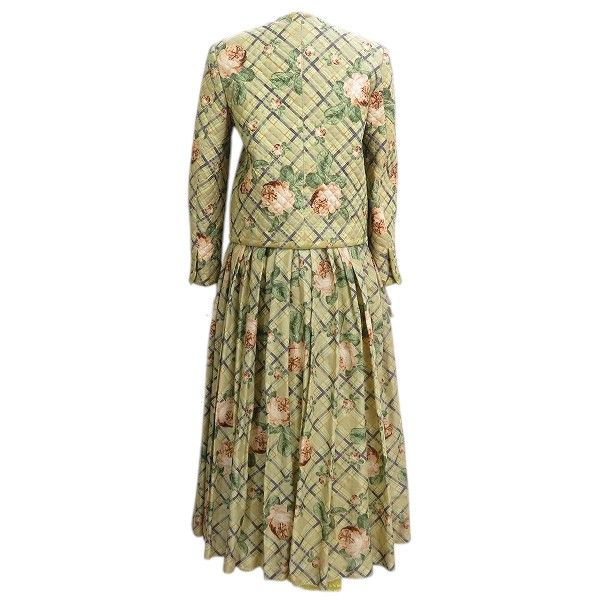 aux カネコイサオ KANEKO ISAO ジャケット ワンピース スカート バッグ 4点 セット チェック柄 バラ柄 2000年 カタログ掲載 970842 k01