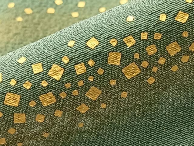 平和屋着物○人間国宝 福田喜三郎 訪問着 箔散らし文様 暈し染め