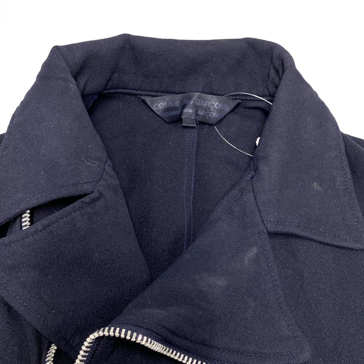 ジップアップ 縮絨加工