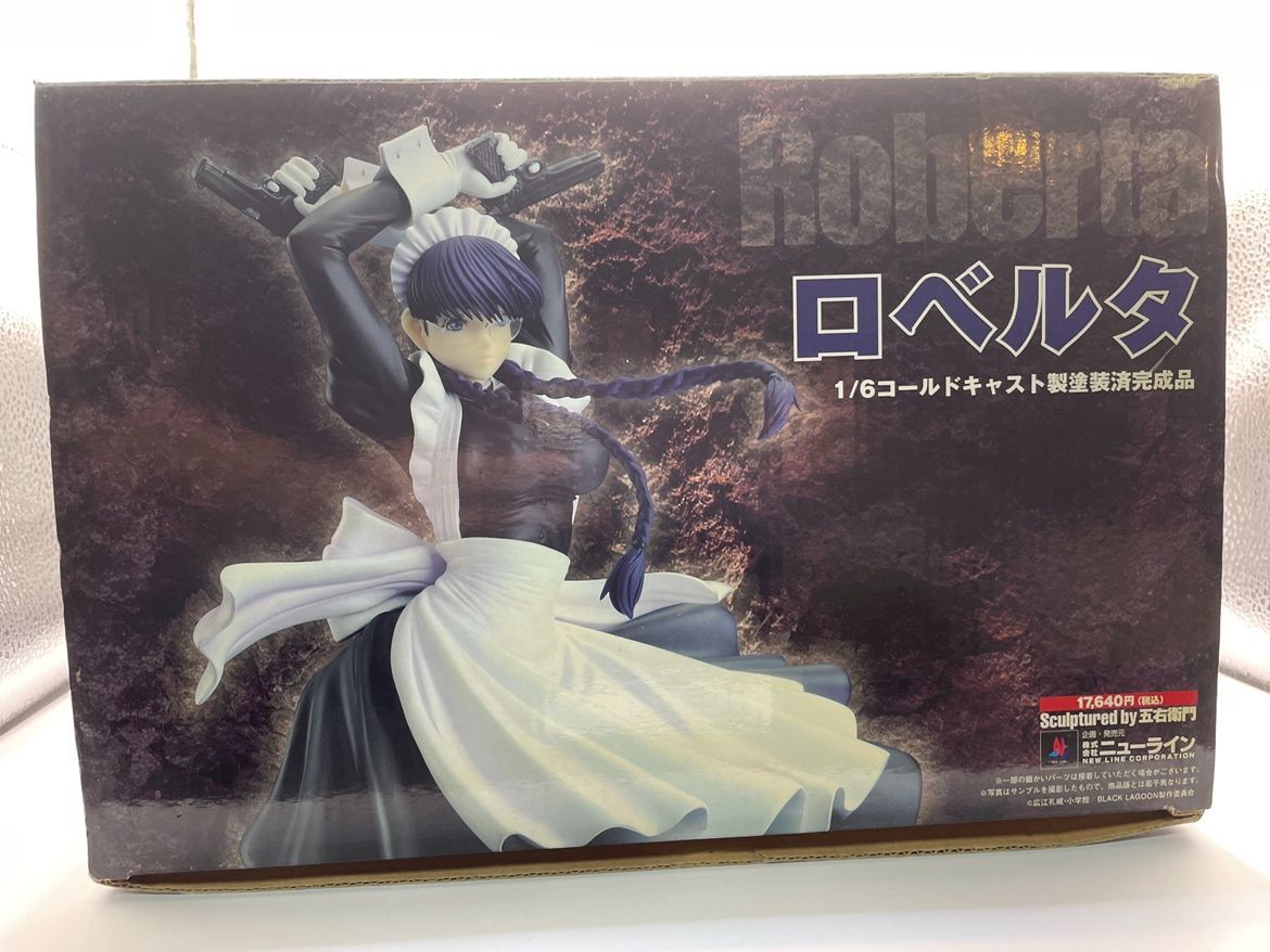 新品未開封 ニューライン BLACK LAGOON ロベルタ 1/6 フィギュア Amazon.com: NewLine Black Lagoon Roberta - Bloody ver.- 1/6