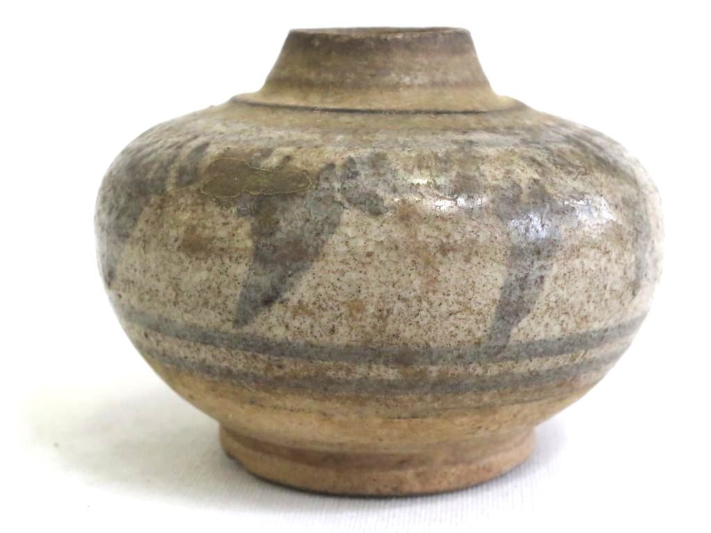 安南染付花図小壺 骨董 アンティーク ベトナム R1392ダM 楽天